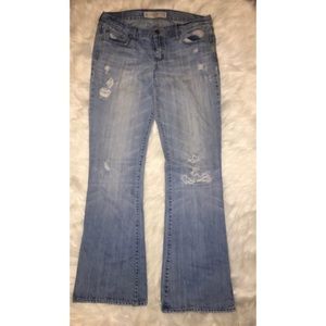 Abercrombie & Fitch Distressed Jeans Sz 8 L